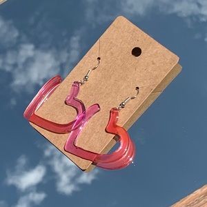 handmade resin earrings